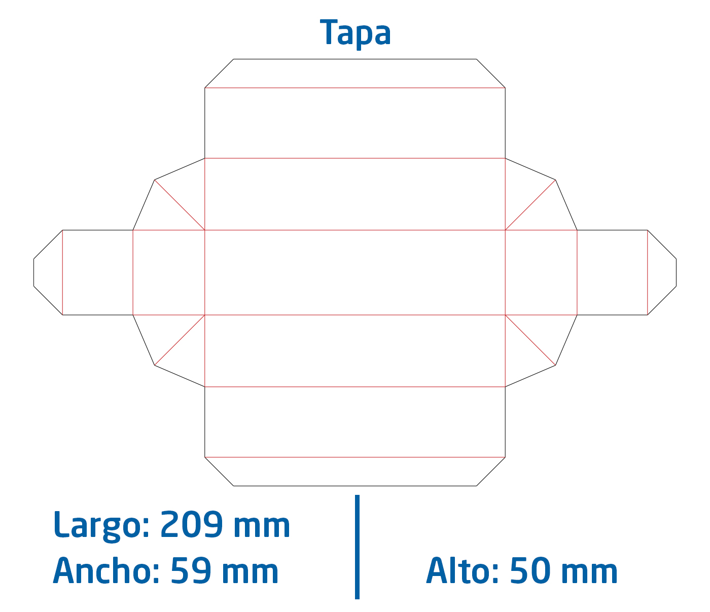 Caja para Macaron Mediana <br> Tapa y Base 